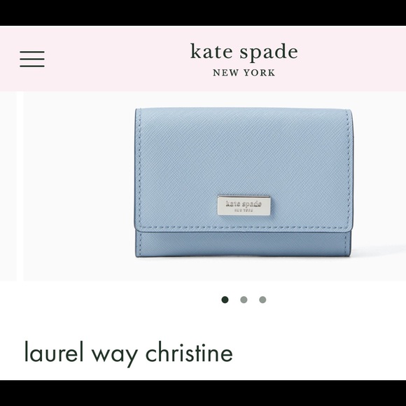 kate spade Handbags - Kate Spade Laurel Way Christine Blue Dawn Wallet♠️